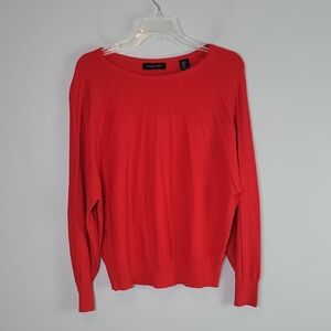 Tahari red sweater